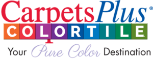 Carpetsplus colortile your pure color destination logo